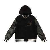 USC Trojans Unisex Black Tommy Head Hooded Jersey Varsity Jacket
